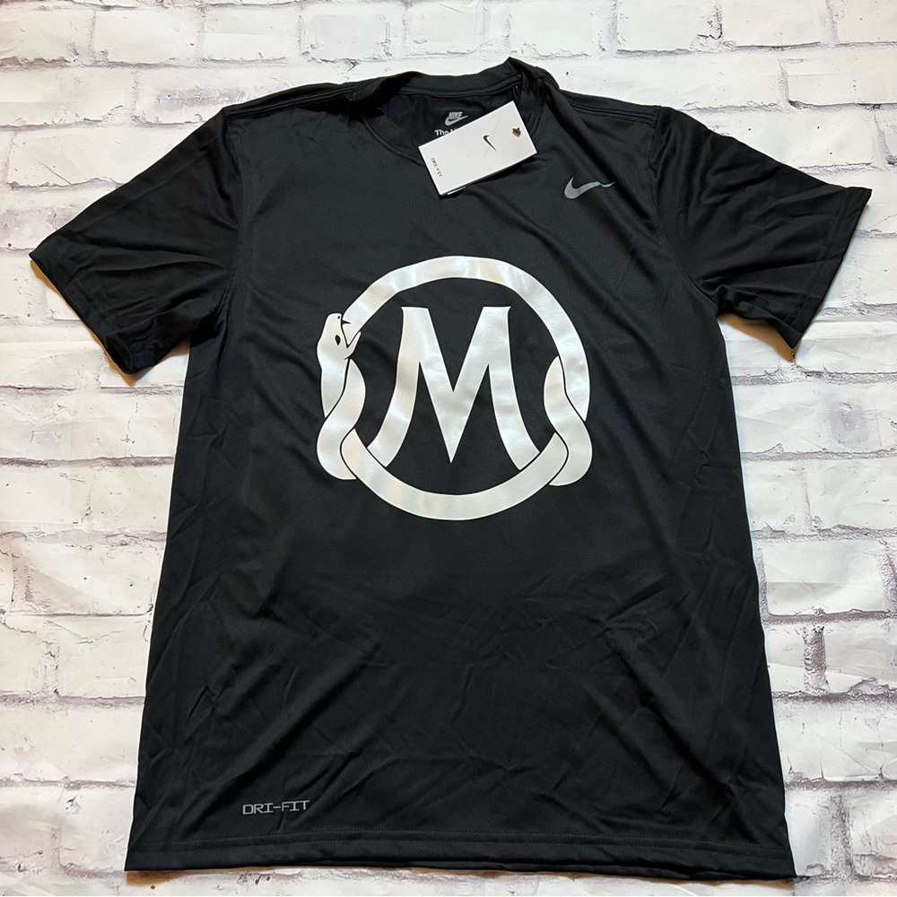 Nike Mamba Sports Academy Medium 2XL Kobe Bryant Mens Black T Shirt Dri Fit